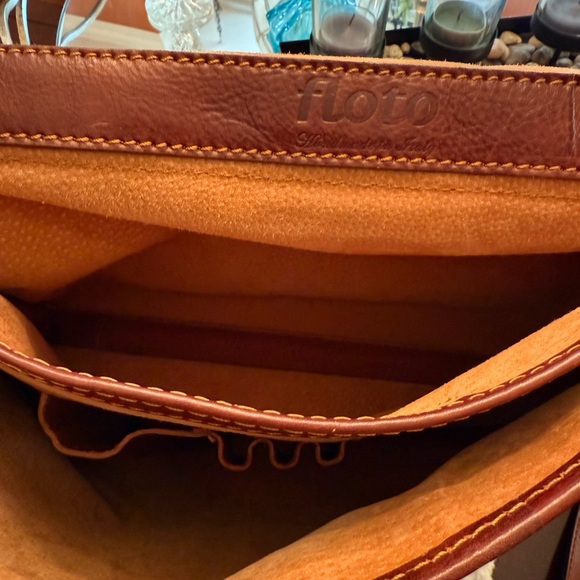 Brown Leather Men's Bag FLOTO - Picture 12 of 14